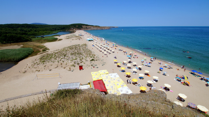 Синеморец, Болгария - северный пляж «Велека»